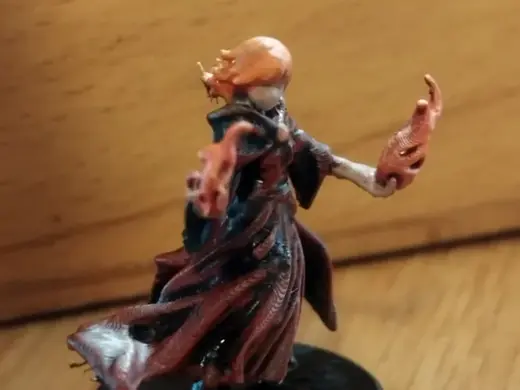 DnD Female Human Sorcerer Fire 28mm