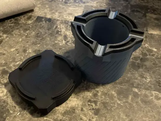 Outdoor Ashtray / Rain-Proof Lid (Large Capacity)