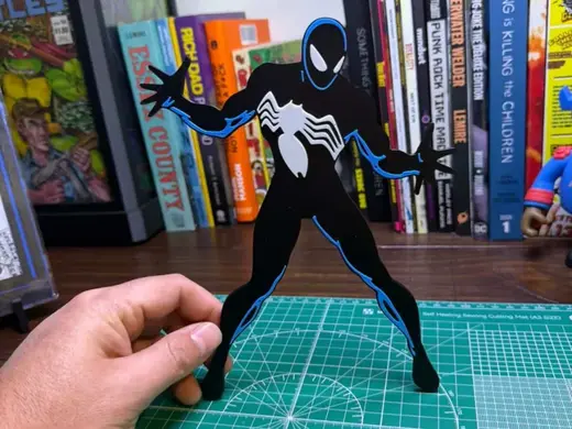 Black Suit Spider-Man Wall Art
