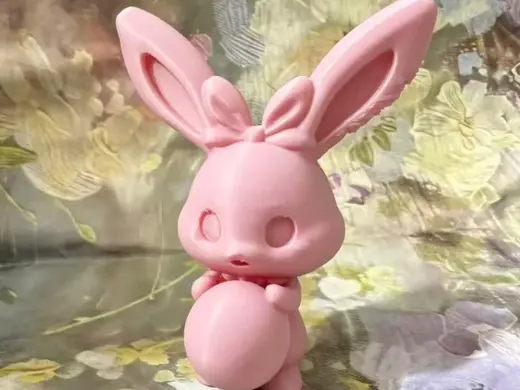 超萌可爱大耳朵小兔子
