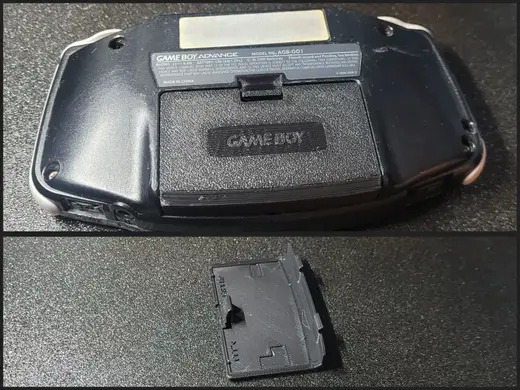 Game Boy Advance Battery Cover