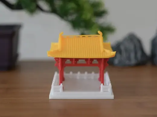 微景观造景用古风建筑微缩小廊亭