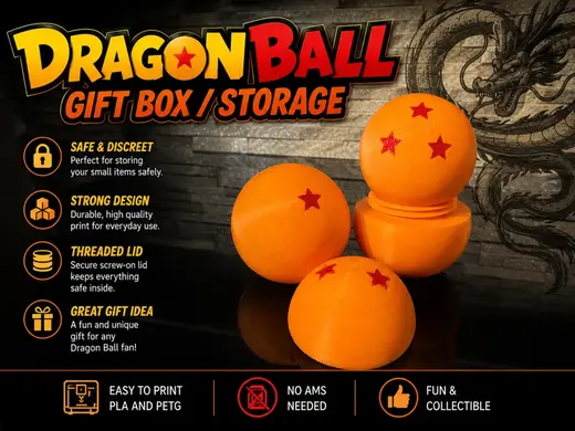 Dragonball Storage Box Dragonball Z Dragonballs