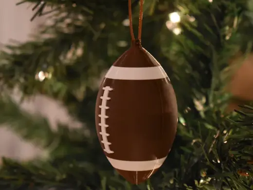 Football - Christmas Ornament
