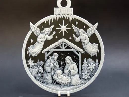 Christmas Nativity Ornament Bauble Decoration