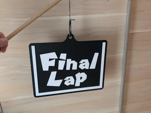 FinalLap Mariokart Sign