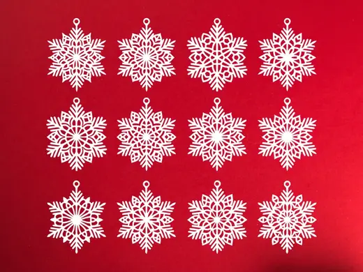 Premium Christmas Snowflakes Ornaments