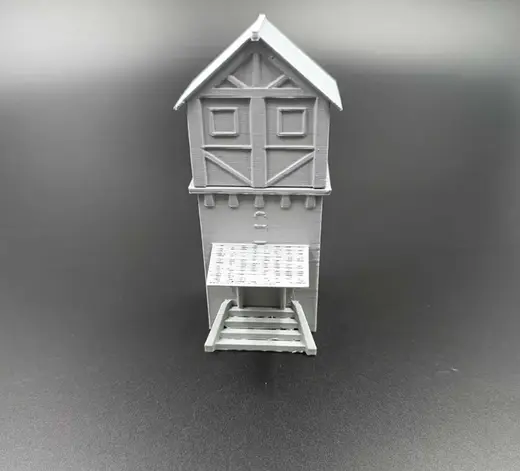 Small medieval house Terrein accessories RPG/ DnD