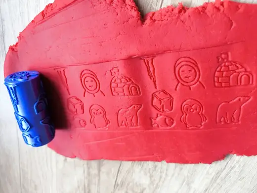 Polar circle life playdoh roller