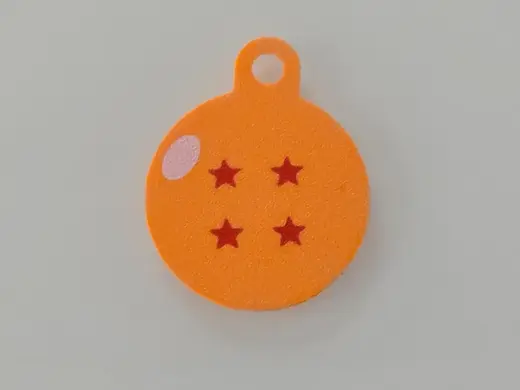 Portachiavi Sfera Drago 4 Dragonball bambini Gioco