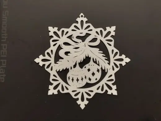 christmas star ornament