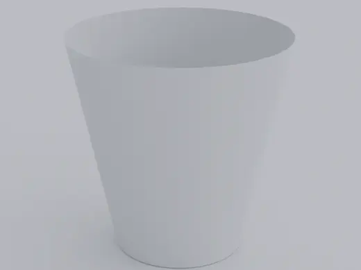 White Vase-y Trashcan!