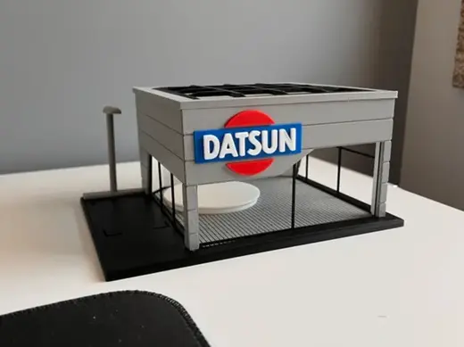 Diorama Showroom Datsun - GigaPenguin3DPrinting
