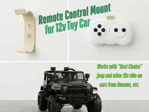 Kid's 12v Best Choice Jeep Remote Mount CSR-12T-1A