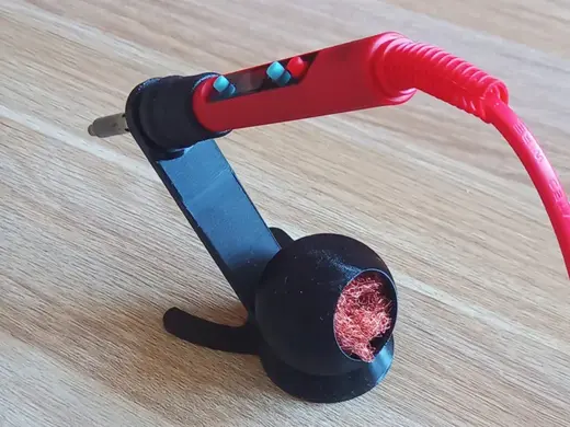 Soldering Iron Stand with Cleaner