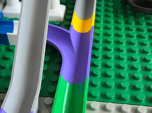 marble run dual merge track duplo hubelino