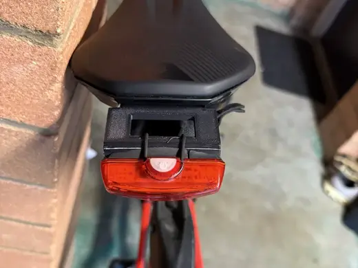 Bike Seat Integrated Mount Cube Natural Fit SILink