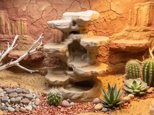 Terrarium Desert Rock Cliff Formation