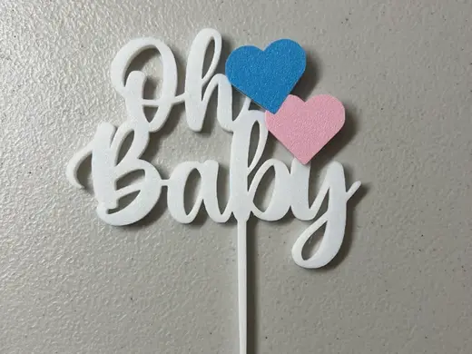 Oh Baby Cake Topper