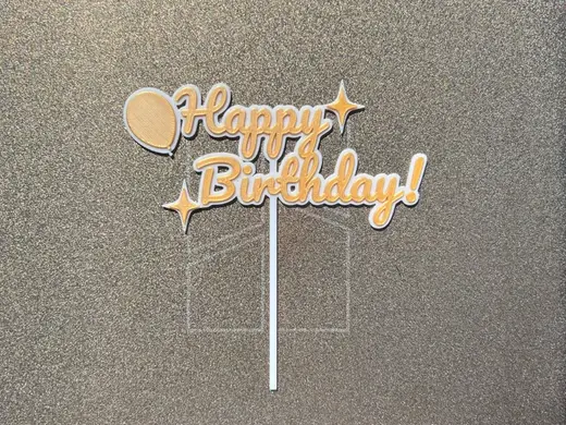 Happy Birthday Cake Topper |Happy Birthday|Topper