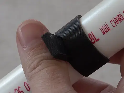 Thumbrest for PVC Tin Whistle