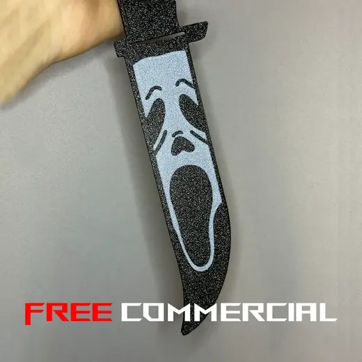 Movie "Scream" ghost face knife halloween