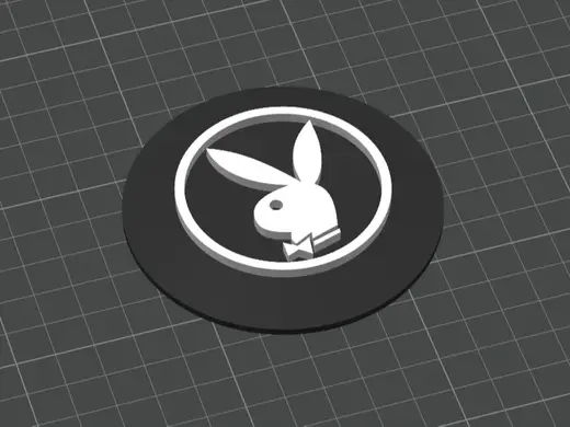 Playboy BMW badge (82mm)