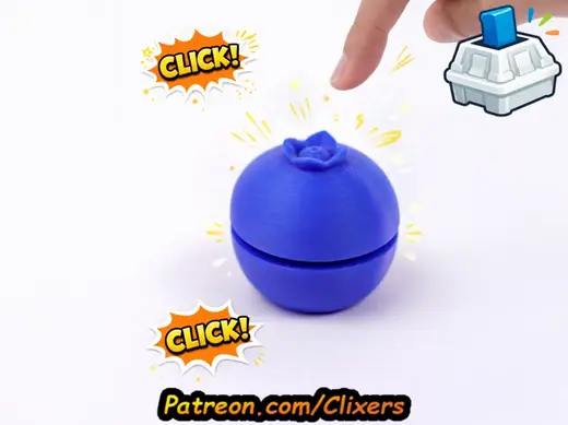 Blueberry Clicker Cute Fidget Toy