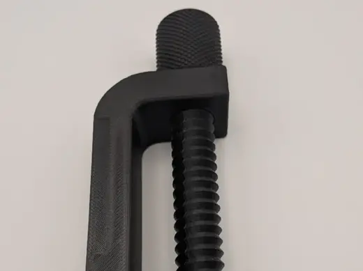3 inch strong c- clamp, textured knob