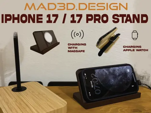 Supporto per Iphone 17 \ 17 Pro + apple watch se
