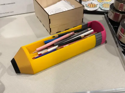 Pencil Goes Here – Pencil Holder Tray