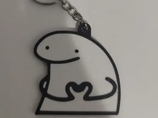 Chaveiro Romântico “Little Love flork”