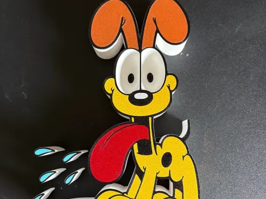 Odie Wall Art His Eyes Follow You