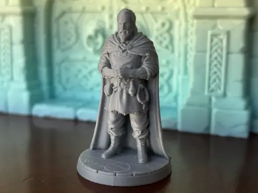 Dnd Elderly Peasant Man Miniature