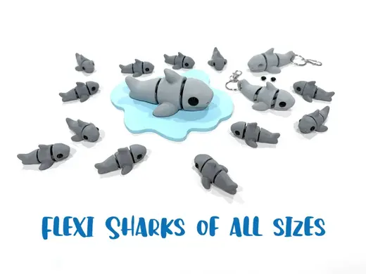 Flexi Sharks of ALL sizes