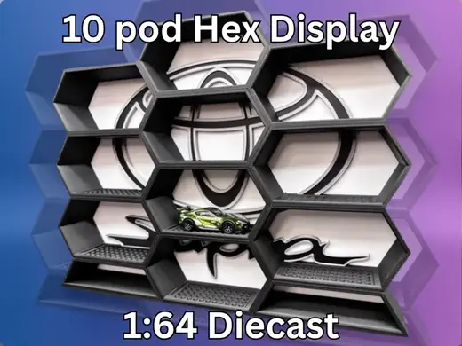 Supra inspired 1:64 Diecast - 10 Pod Hex Display