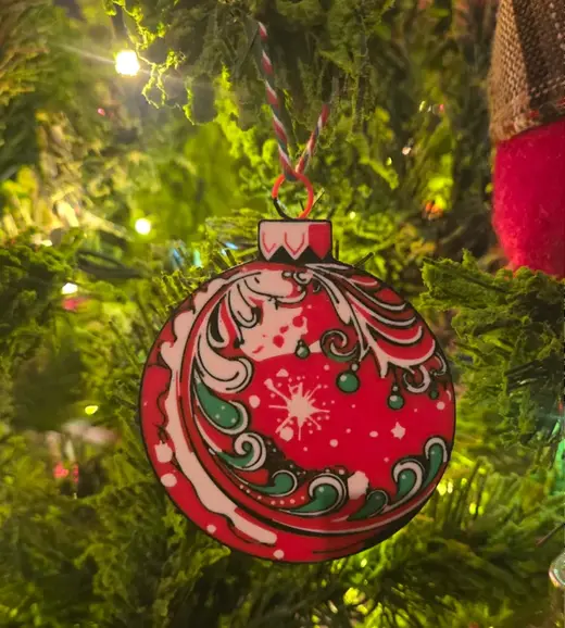 Colorful Xmas Ornament