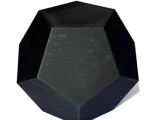 Dodecahedron Shape Geometry 3D