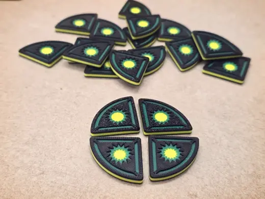 Action Token for Moon Colony Bloodbath Board Game
