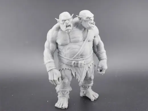 Two-Headed Ogre Miniature (Ettin)