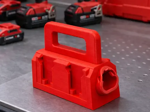 Milwaukee M18 and M12 6-Slot Battery Caddy