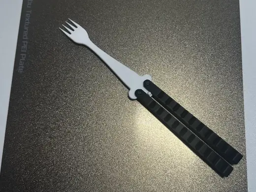 Fork Butterfly Knife / Balisong / Gabel Messer