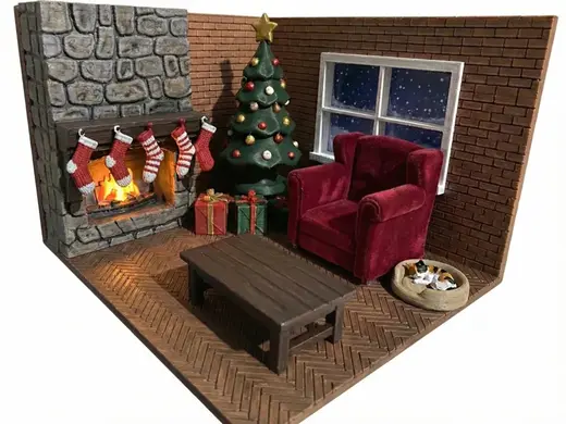 Cozy Christmas Diorama