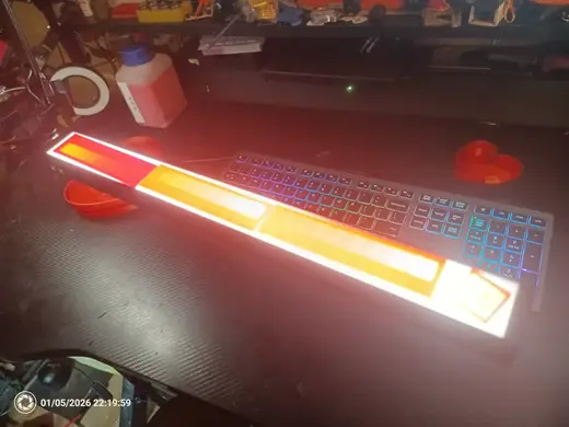 Filament transparent & bottom top surface patern