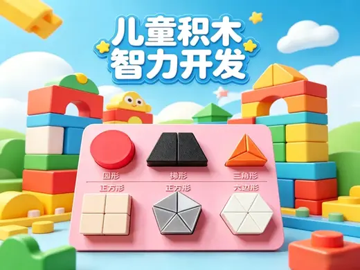 经典蒙氏几何嵌板图形认知积木