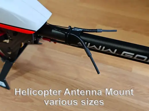 RC Helicopter - Boom Antenna Mount