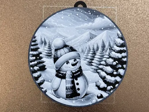 Christmas Snowman Ornament