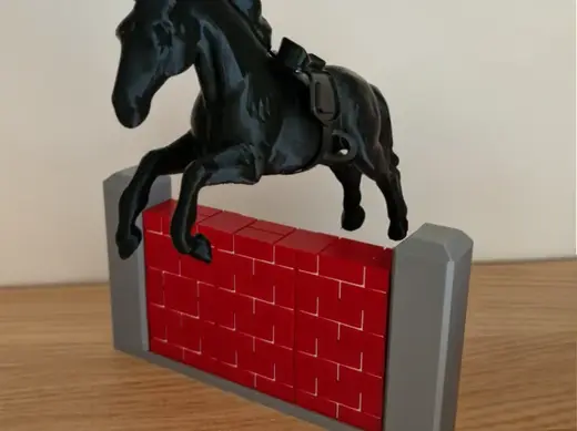 Brick Wall Jump – Schleich Compatible