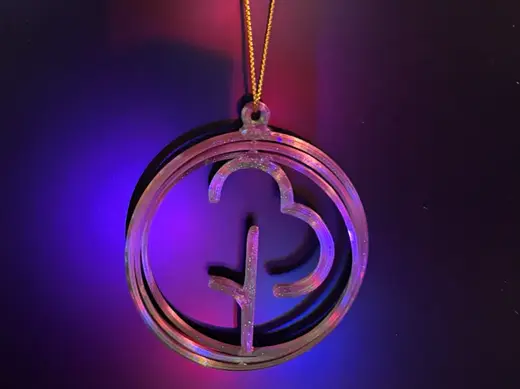 Parkrun Christmas Decoration (No AMS)