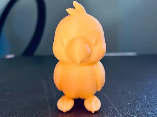 Cute Chubby Parrot Figurine